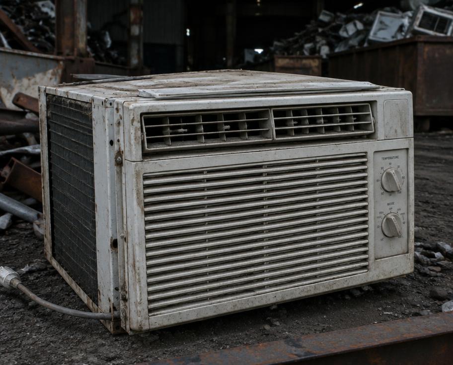 Used window air conditioner unit