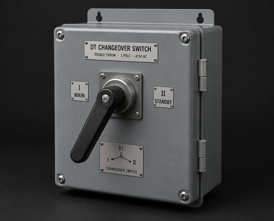 Heavy duty double throw electrical switch