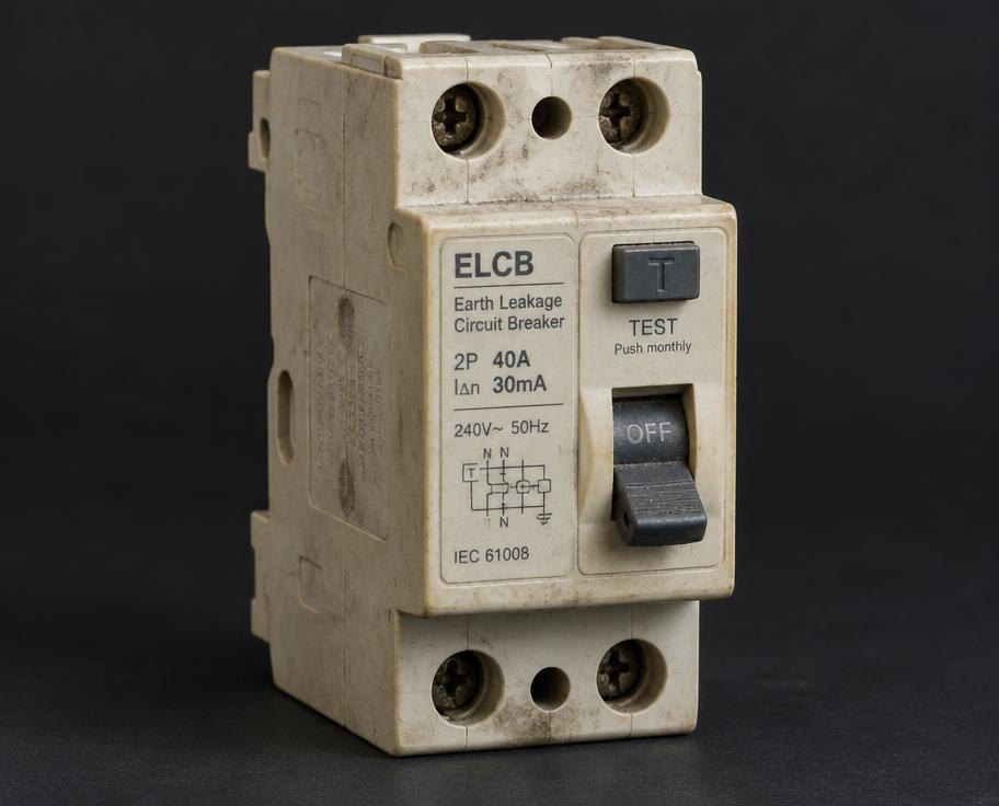 Old earth leakage circuit breaker