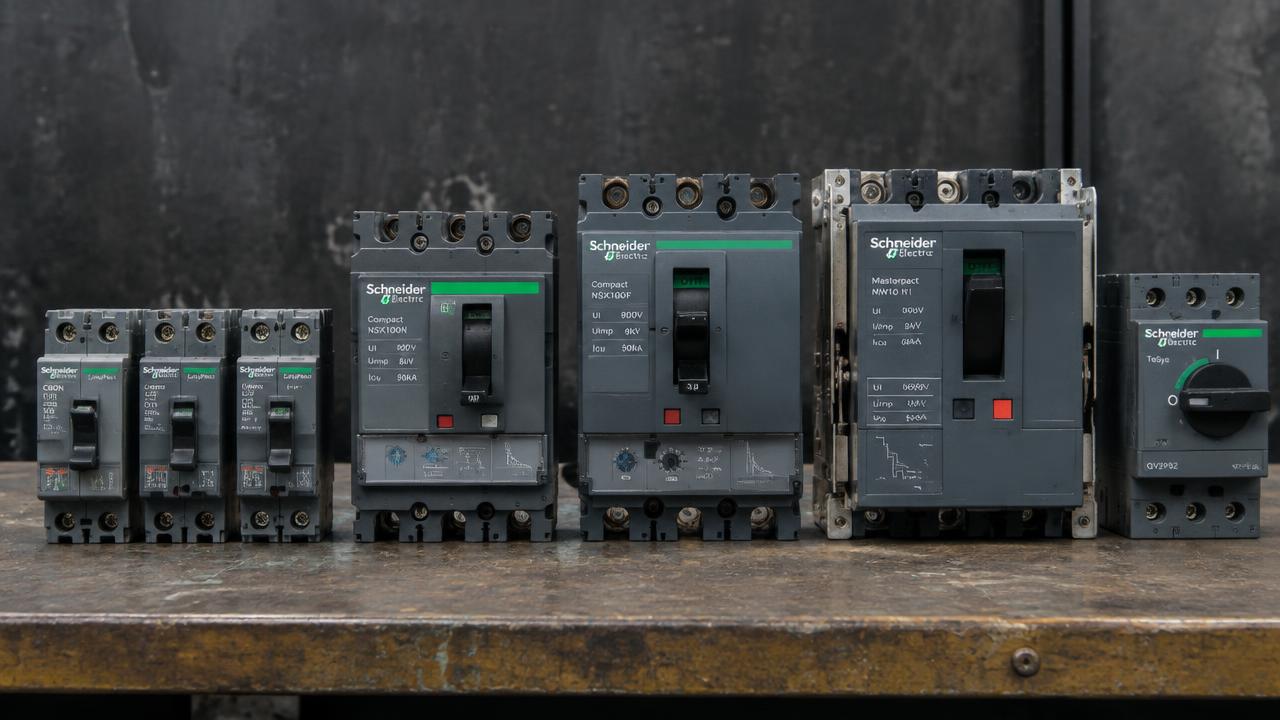 Industrial circuit breakers and electrical protection equipment