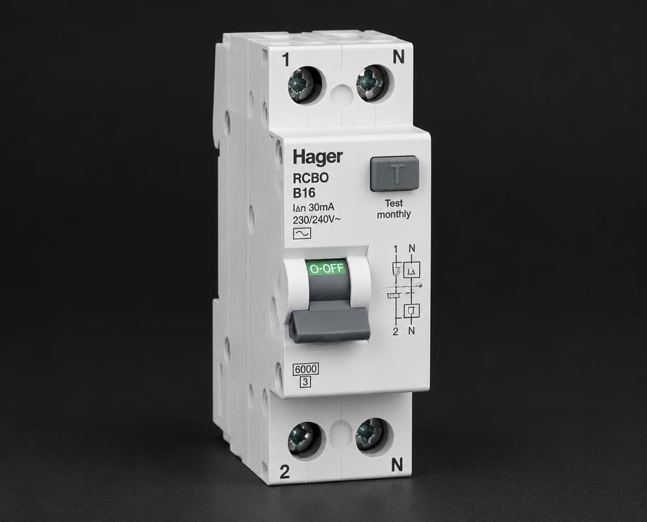 RCBO electrical protection device